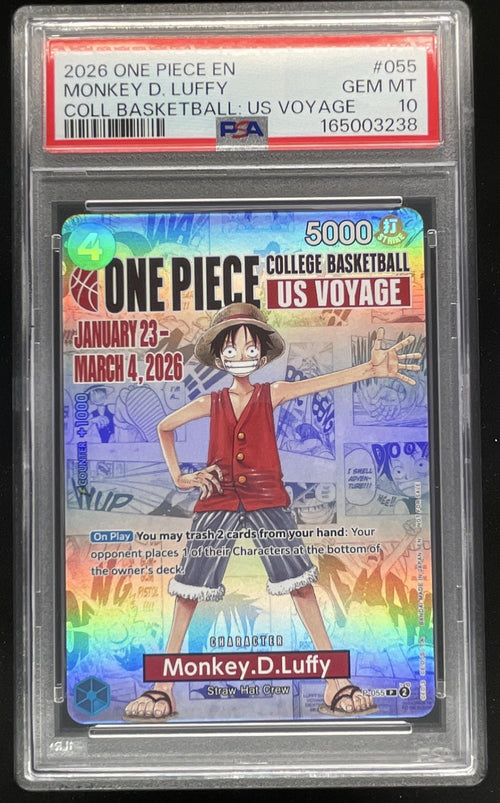 2024 One Piece The Best Promo #P-055 Monkey D. Luffy PSA 10