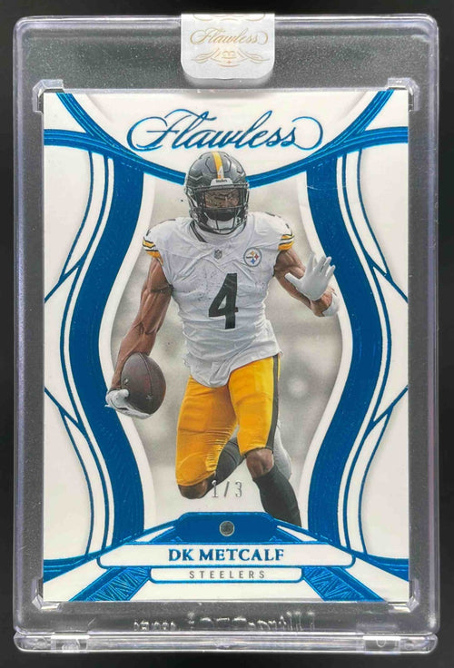 2025 Panini Flawless Aquamarine #46 DK Metcalf /3