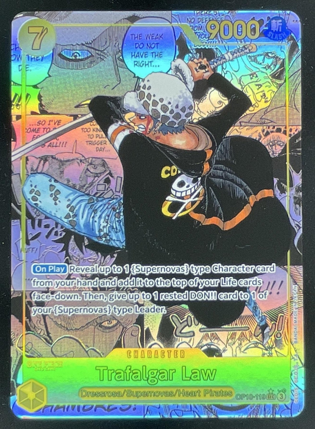 One Piece Trafalgar Law 119 Manga - Royal Blood OP10