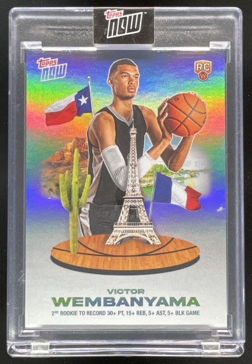2023-24 Topps Now #VW-4 Victor Wembanyama RC