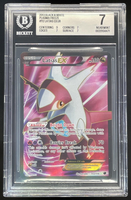 2013 Pokemon Black & White Plasma Freeze #112/116 Latias BGS 7