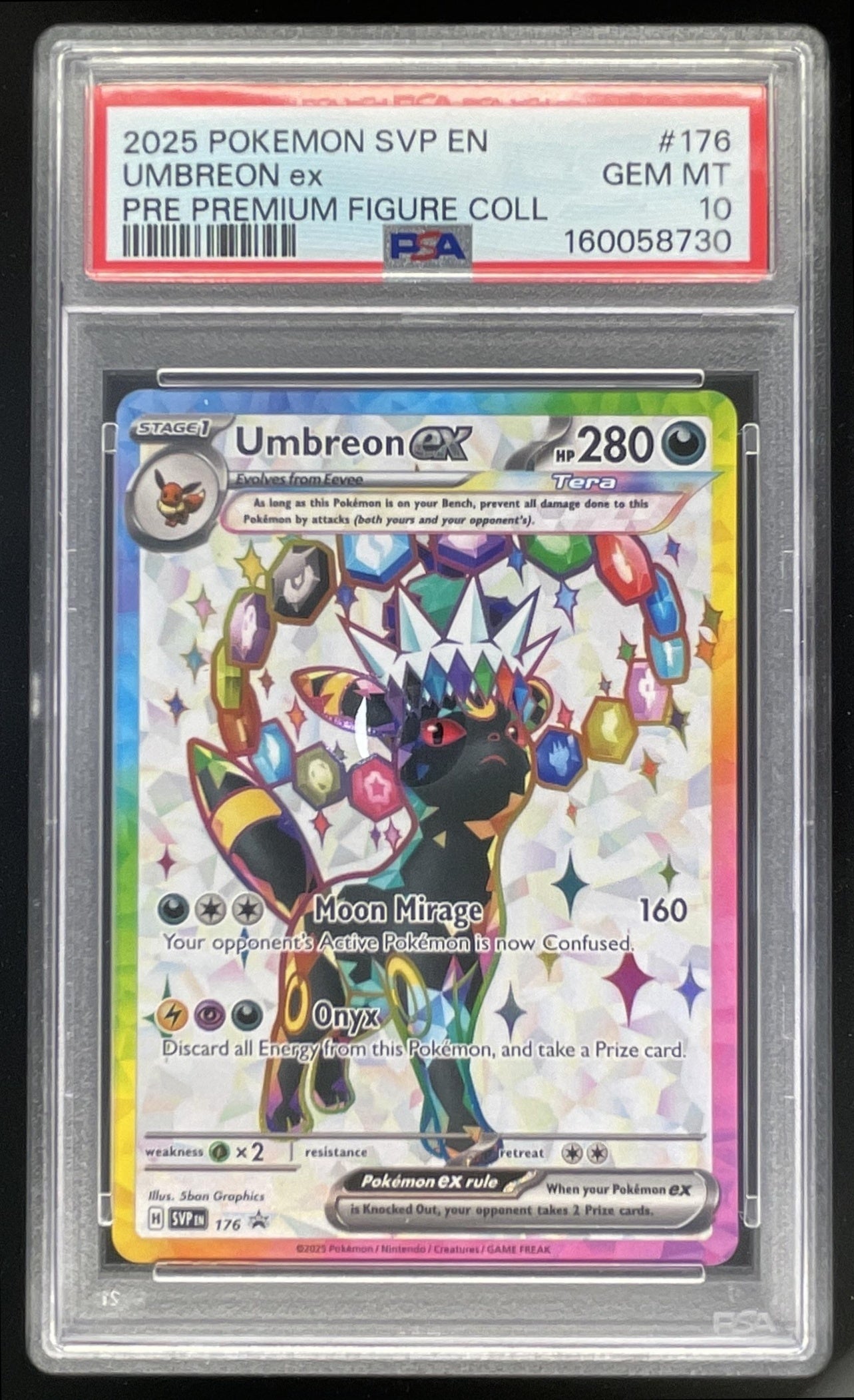 2025 Pokemon SV Black Star Promos #176 Umbreon ex 2025 PSA 10