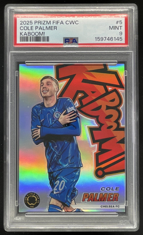 2025 Panini Prizm FIFA Club World Cup Kaboom! #5 Cole Palmer PSA 9