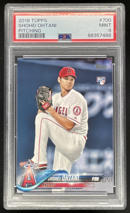 2018 Topps #700 Shohei Ohtani RC PSA 9