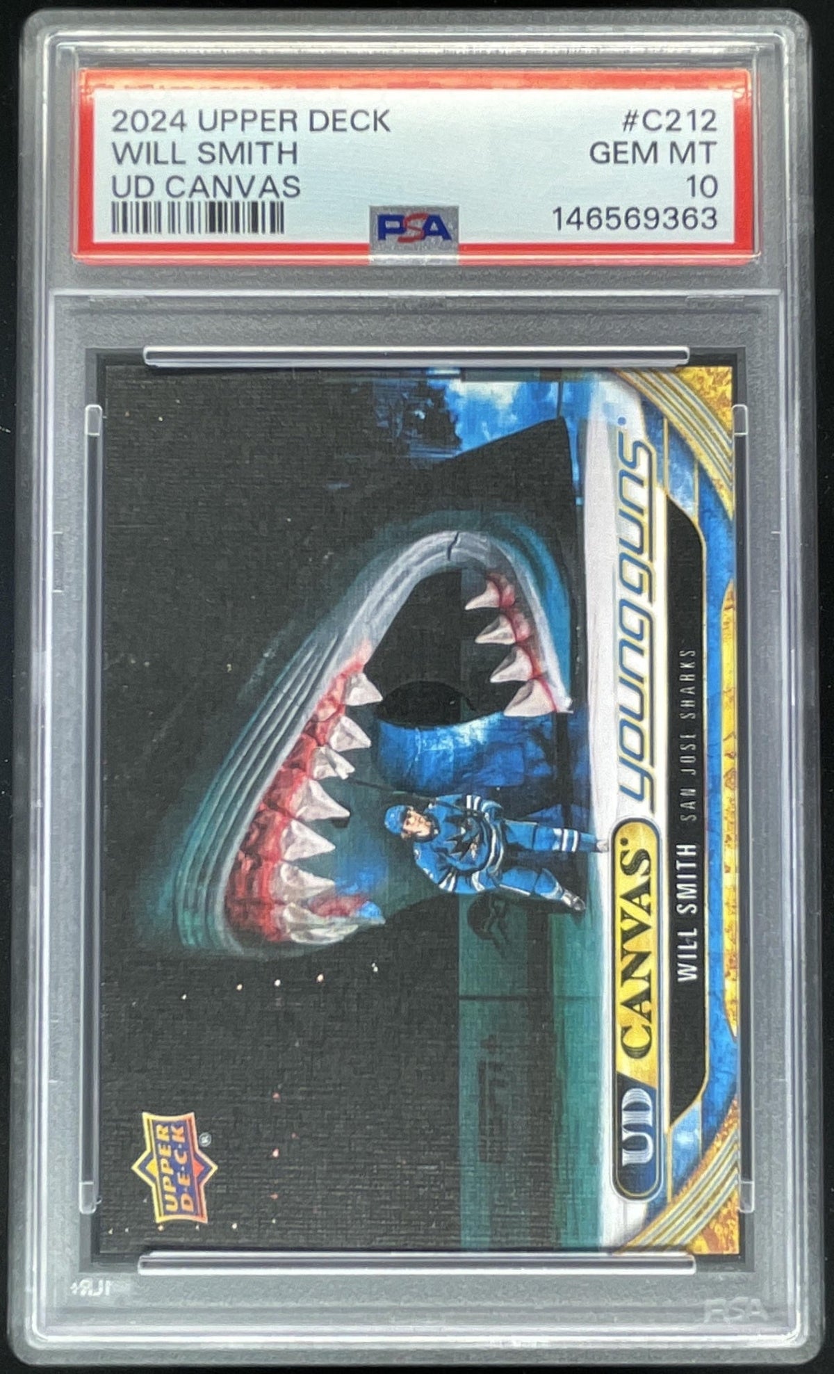 2024-25 Upper Deck UD Canvas #C212 Will Smith Young Guns RC PSA 10