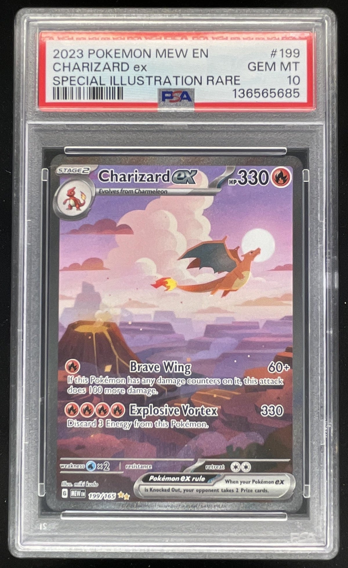 2023 Pokemon SV 151 #199/165 Charizard ex Special Illustration Rare PSA 10