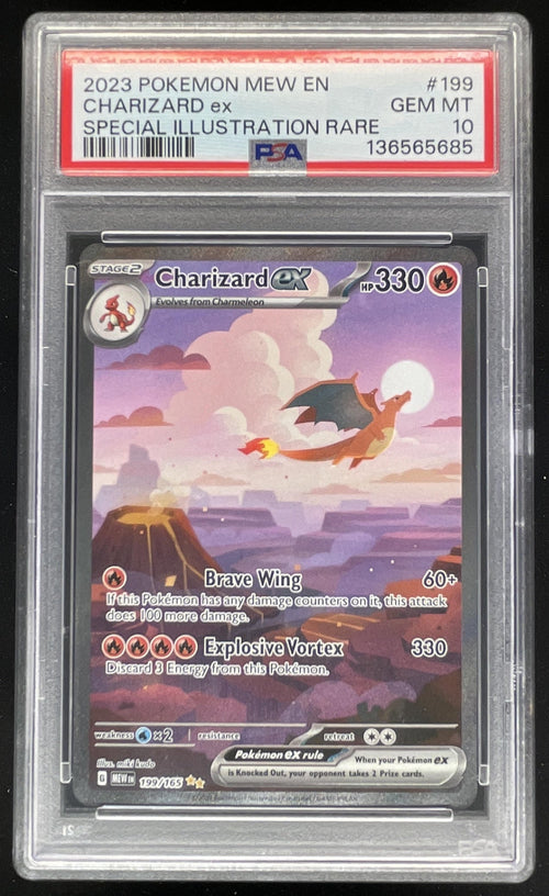 2023 Pokemon SV 151 #199/165 Charizard ex Special Illustration Rare PSA 10