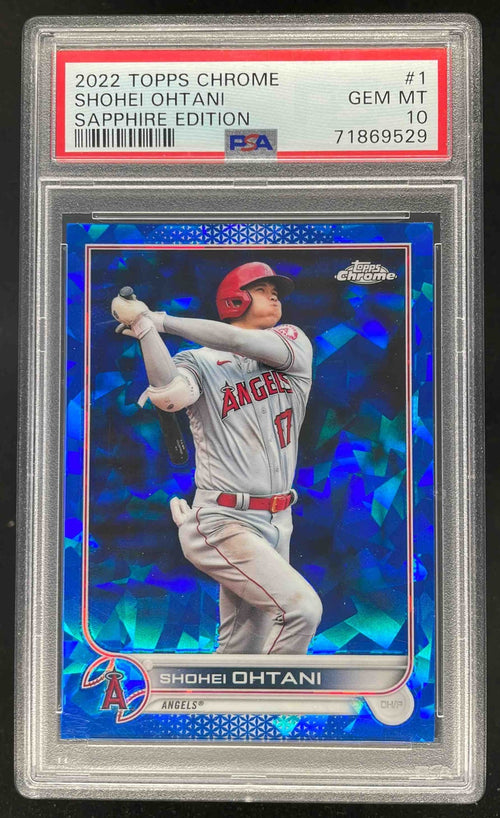 2022 Topps Chrome Sapphire Chrome #1 Shohei Ohtani PSA 10
