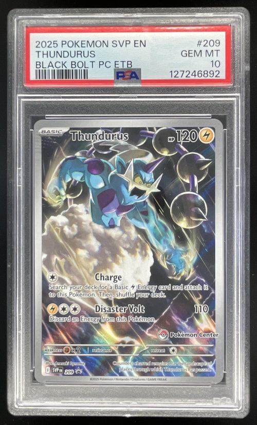 2023-25 Pokemon SV Black Star Promos #209 Thundurus 2024 PSA 10