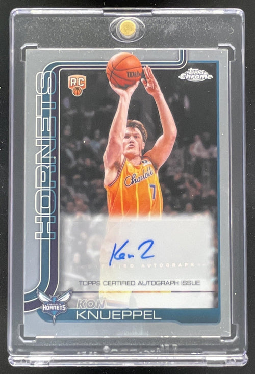 2025-26 Topps Chrome Update Topps Chrome Autograph #TCA-KK Kon Knueppel RC Auto