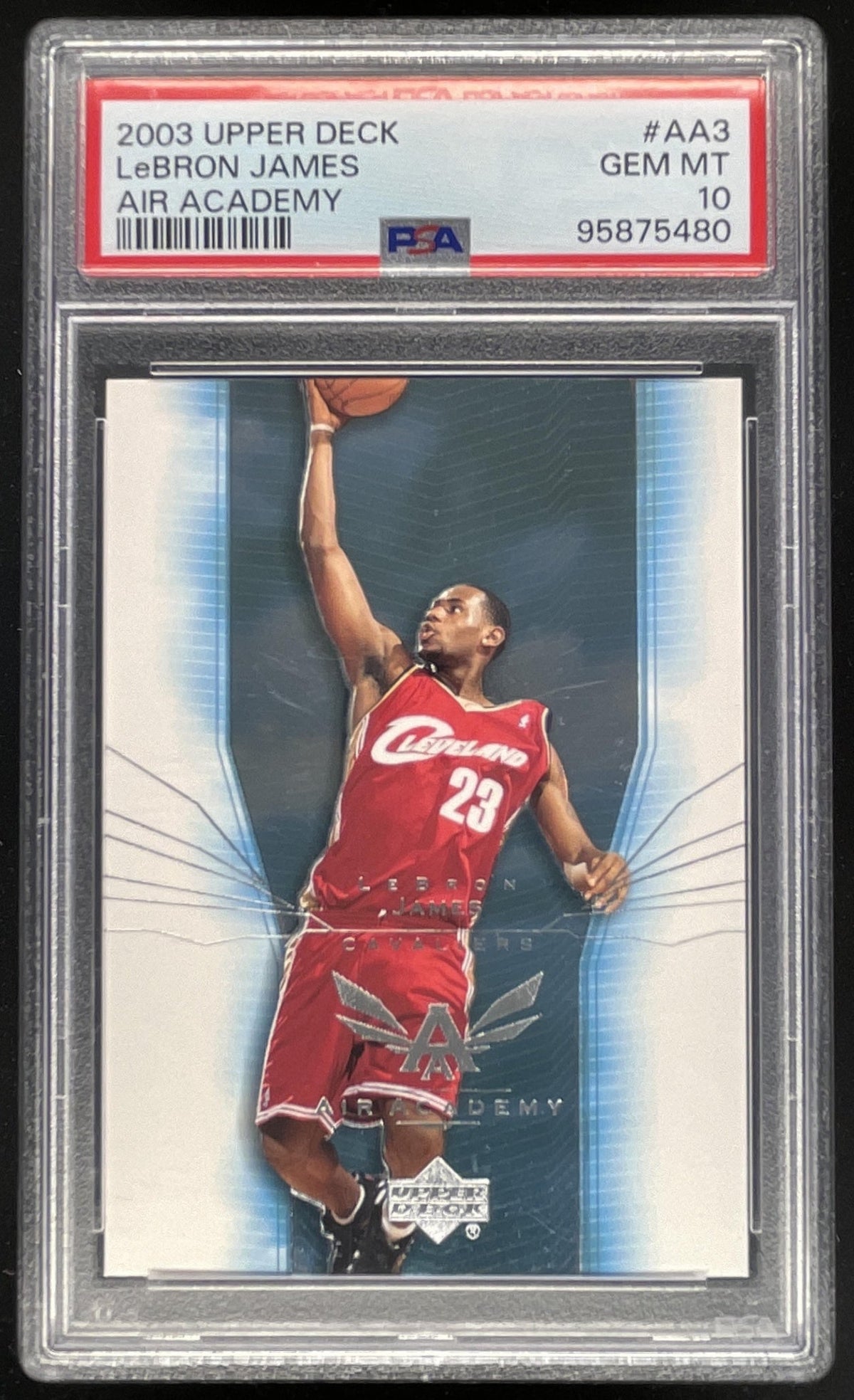 2003-04 Upper Deck Air Academy #AA3 LeBron James RC PSA 10
