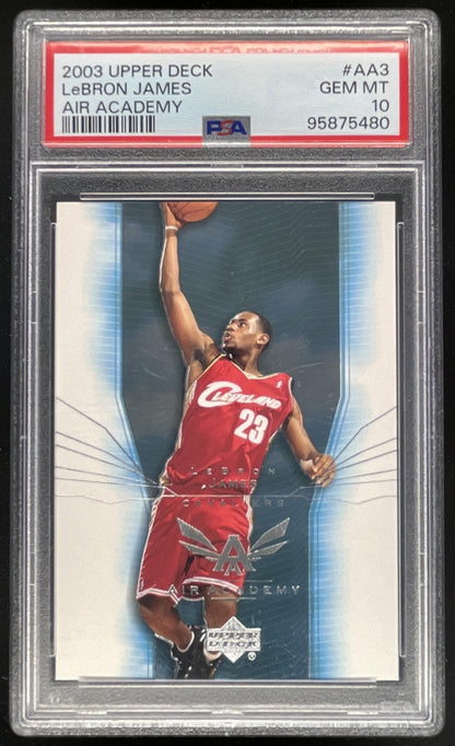 2003-04 Upper Deck Air Academy #AA3 LeBron James RC PSA 10