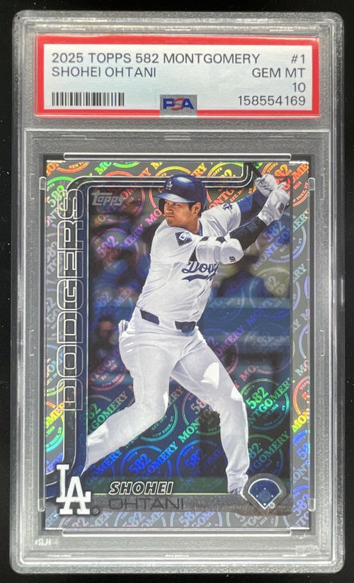 2025 Topps 582 Montgomery Club #1 Shohei Ohtani PSA 10