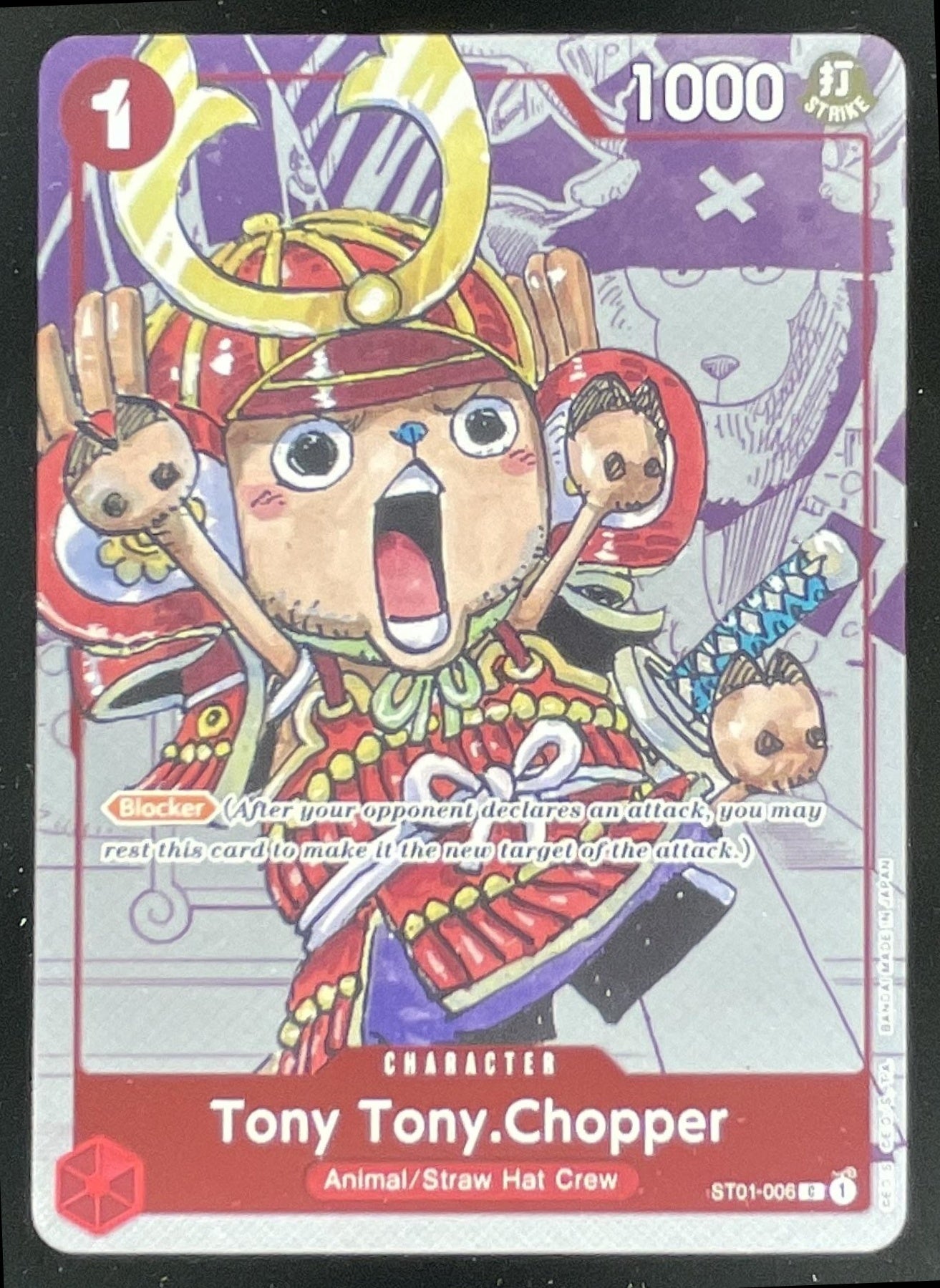 One Piece Tony Tony.Chopper - ST01-006 Alternate Art - One Piece Promotion Cards