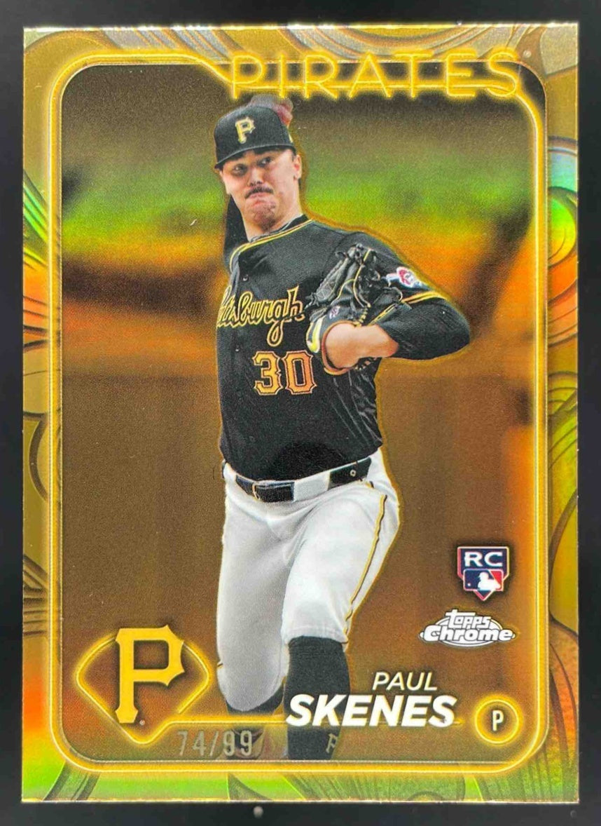 2024 Topps Gilded Collection #36 Paul Skenes RC /99