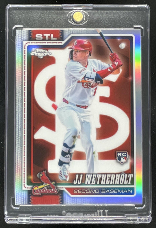 2026 Topps Chrome Lightboard Logo Refractor #119 JJ Wetherholt RC