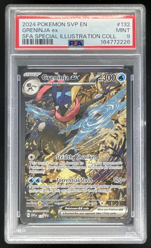 2023-25 Pokemon SV Black Star Promos #132 Greninja ex 2024 PSA 9
