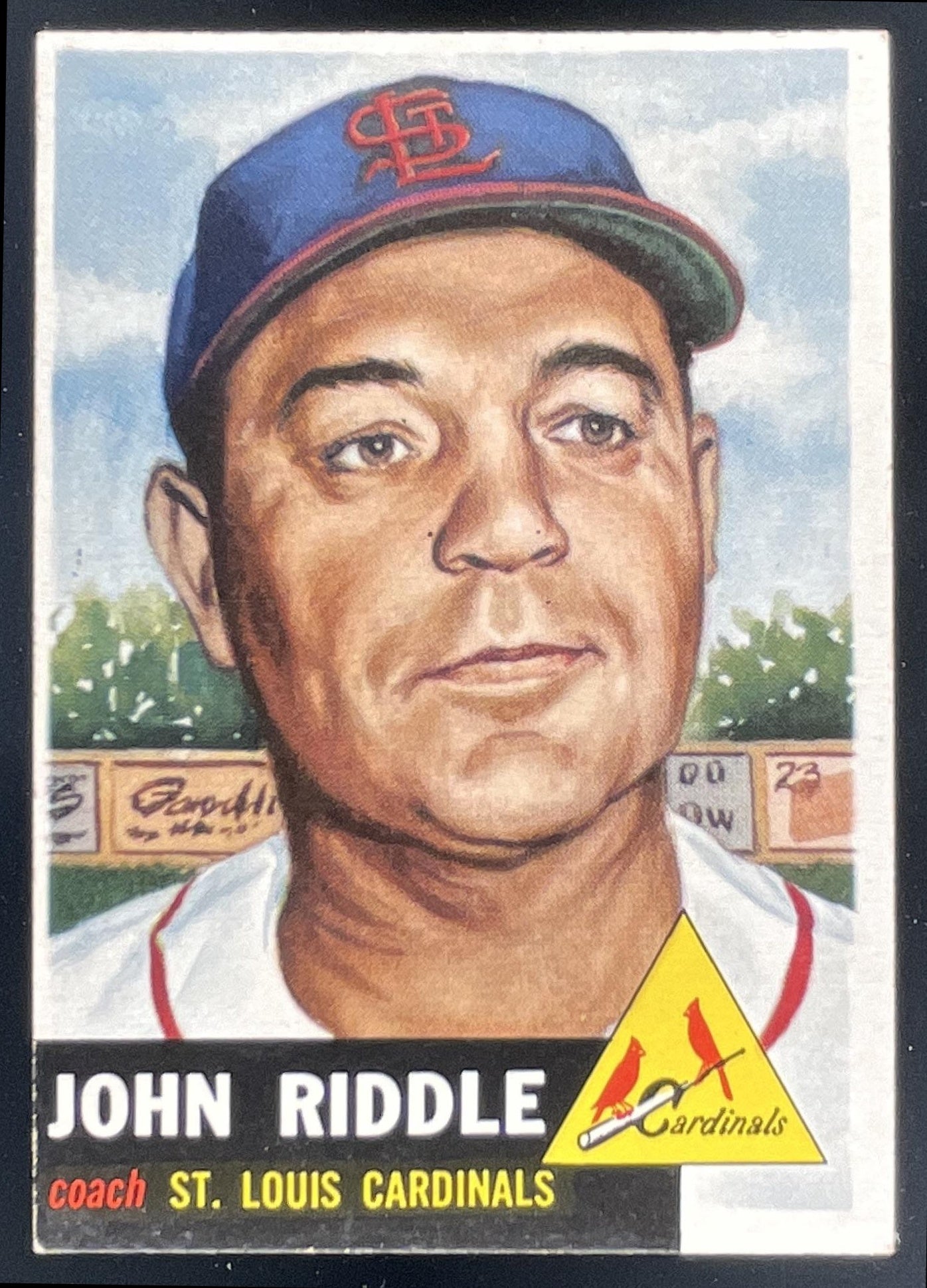 1953 Topps #274 Johnny Riddle