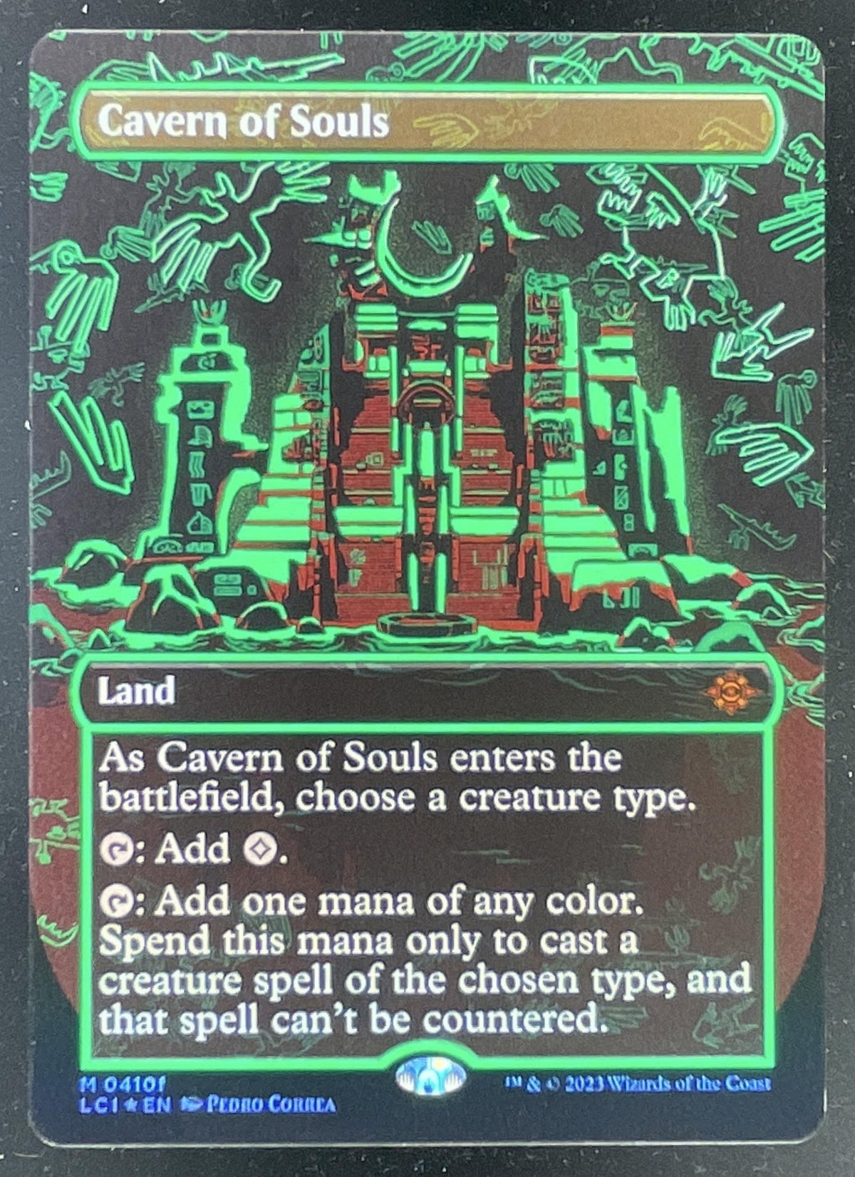 Magic The Gathering Cavern of Souls 0410f Borderless The Lost Caverns of Ixalan