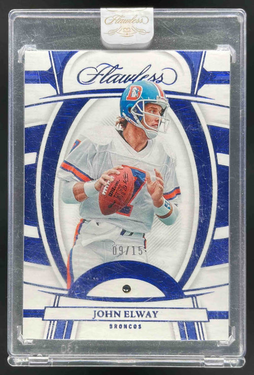 2022 Panini Flawless Sapphire #76 John Elway /15