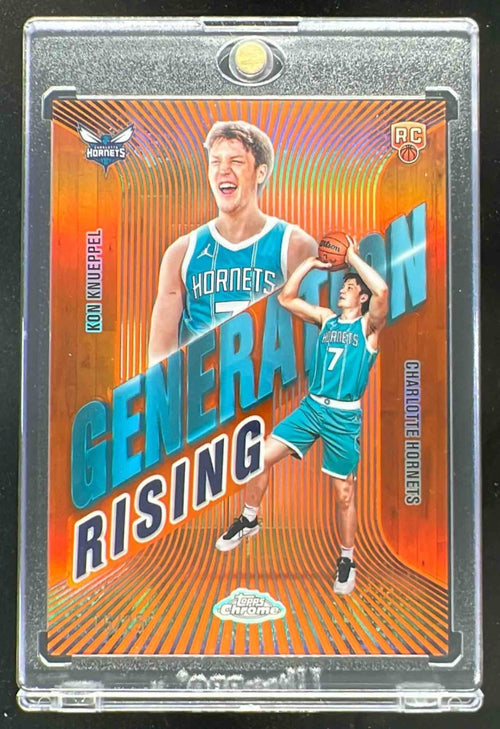 2025-26 Topps Chrome Generation Rising Orange #GR-4 Kon Knueppel RC /25