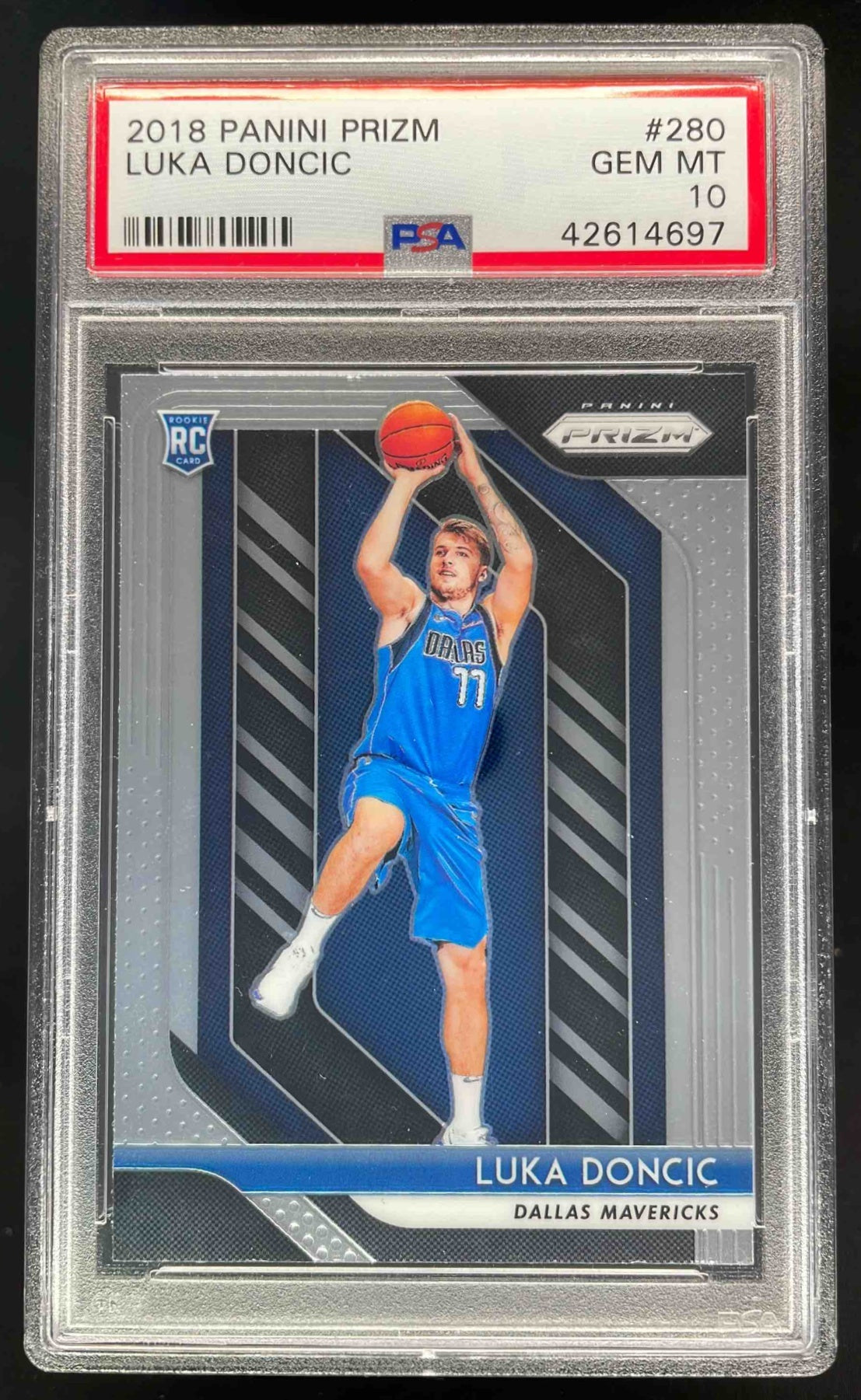 2018-19 Panini Prizm #280 Luka Doncic RC PSA 10