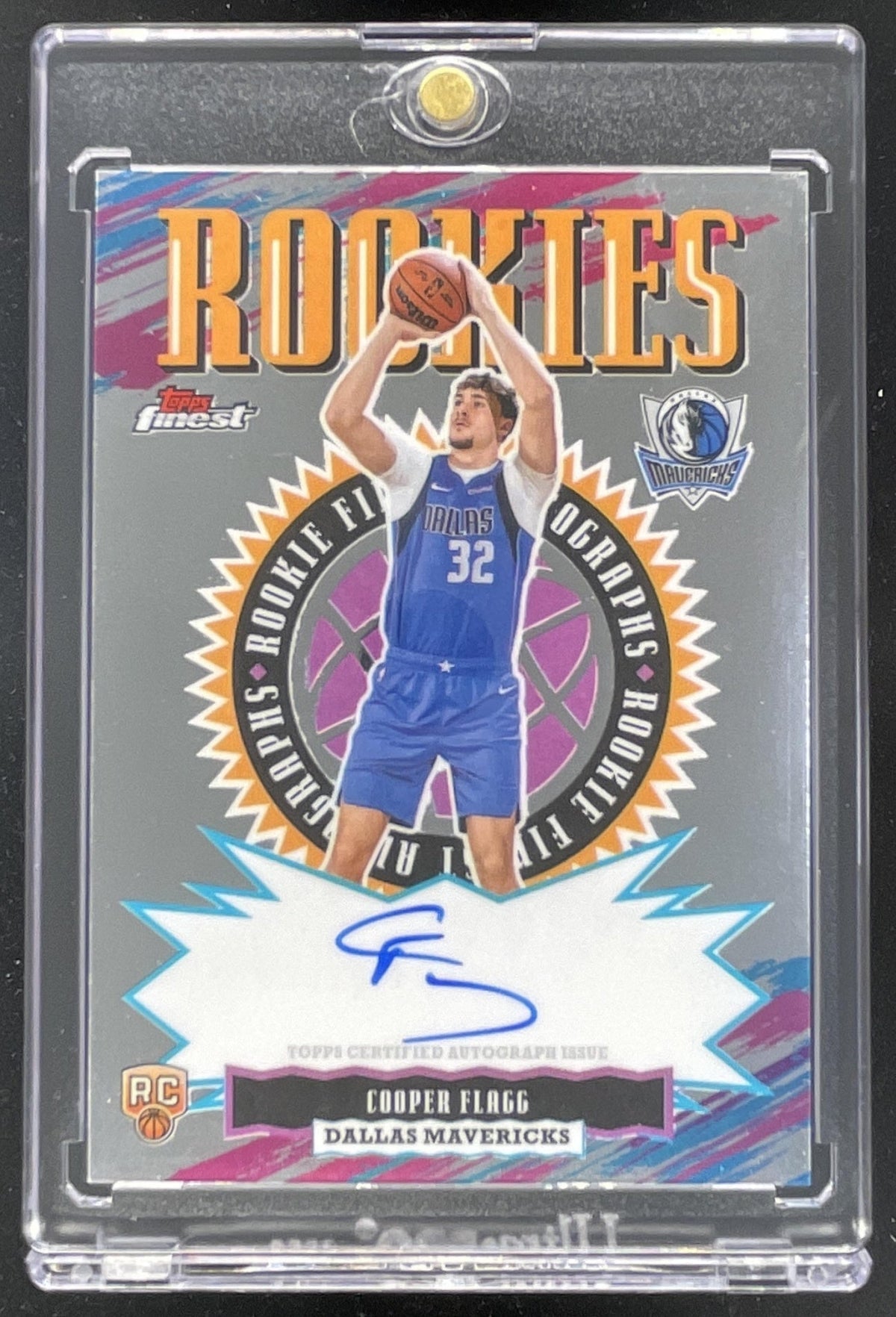 2025-26 Topps Finest Rookie Finest Autographs #RFA-CF Cooper Flagg RC Auto