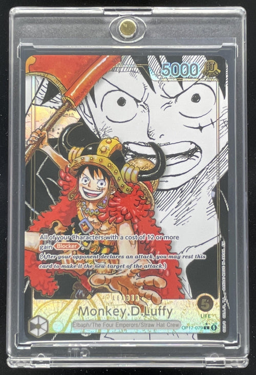 2026 One Piece The World's Strongest Warriors Super Manga Leader Monkey.D.Luffy