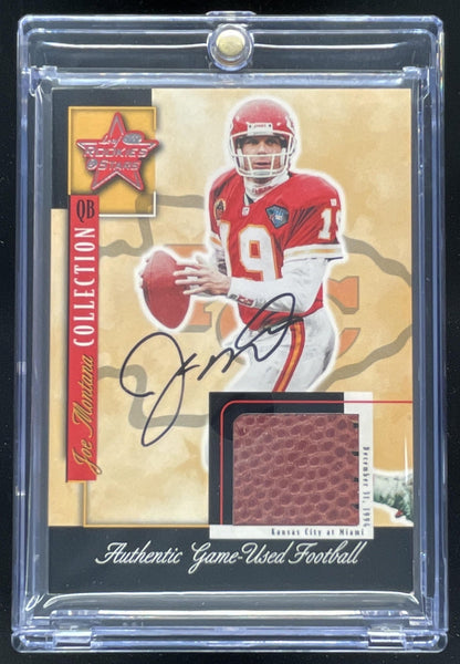 2000 Leaf Rookies & Stars Joe Montana Collection #MC-4 Joe Montana /125