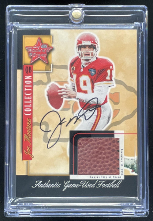 2000 Leaf Rookies & Stars Joe Montana Collection #MC-4 Joe Montana /125
