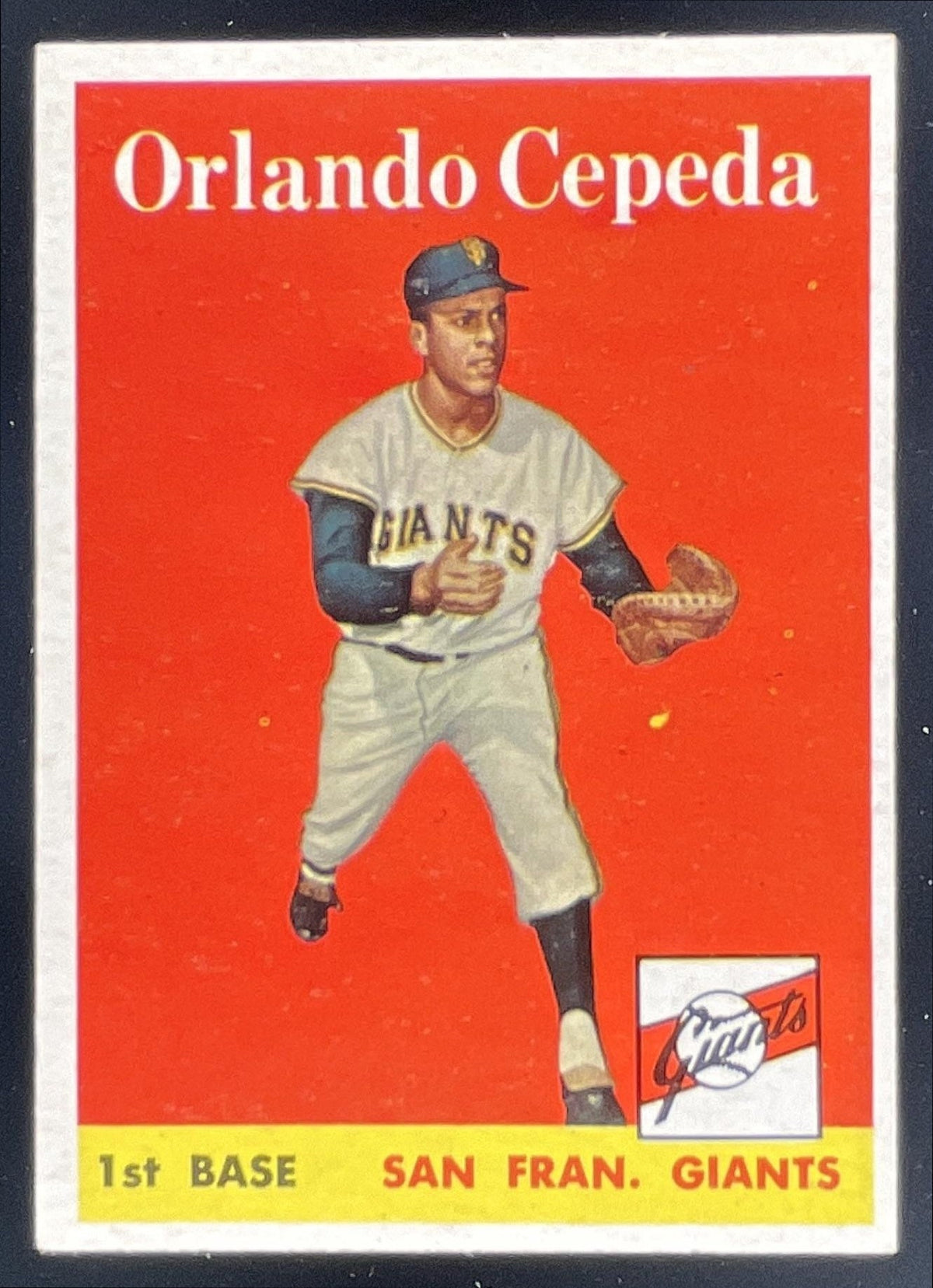 1958 Topps #343 Orlando Cepeda RC