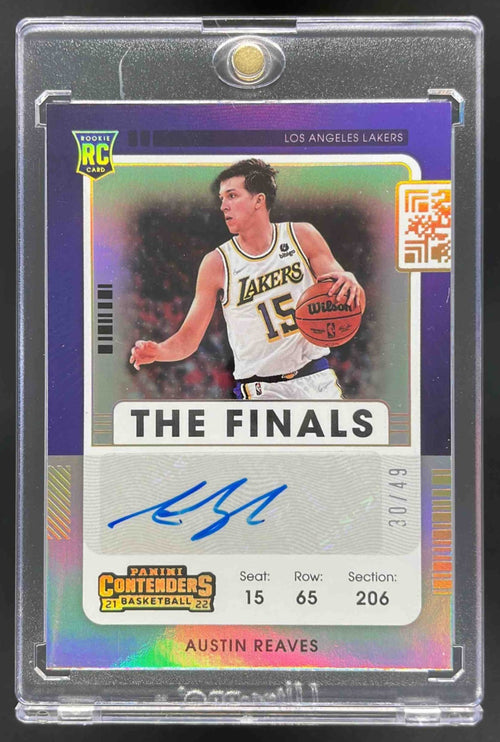 2021-22 Contenders The Finals Ticket #162 Austin Reaves Autograph RC Auto /49