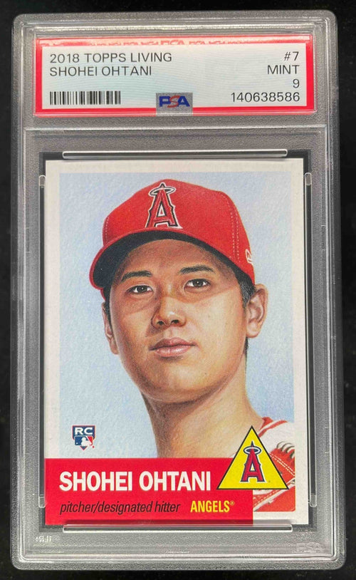 2018 Topps Living #7 Shohei Ohtani RC PSA 9