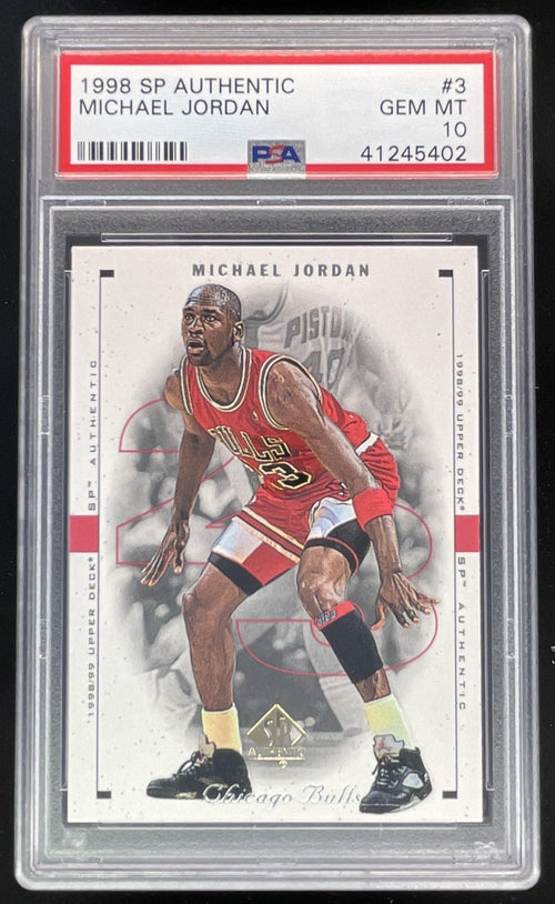 1998-99 SP Authentic #3 Michael Jordan PSA 10