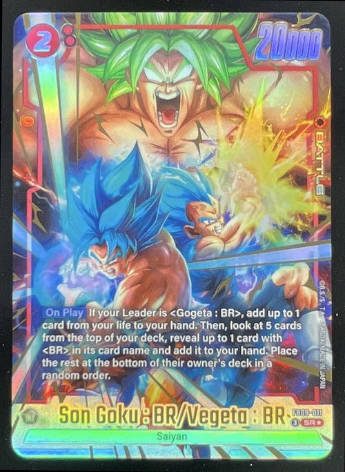 Dragon Ball Son Goku : BR/Vegeta : BR Alternate Art - Dual Evolution FB09
