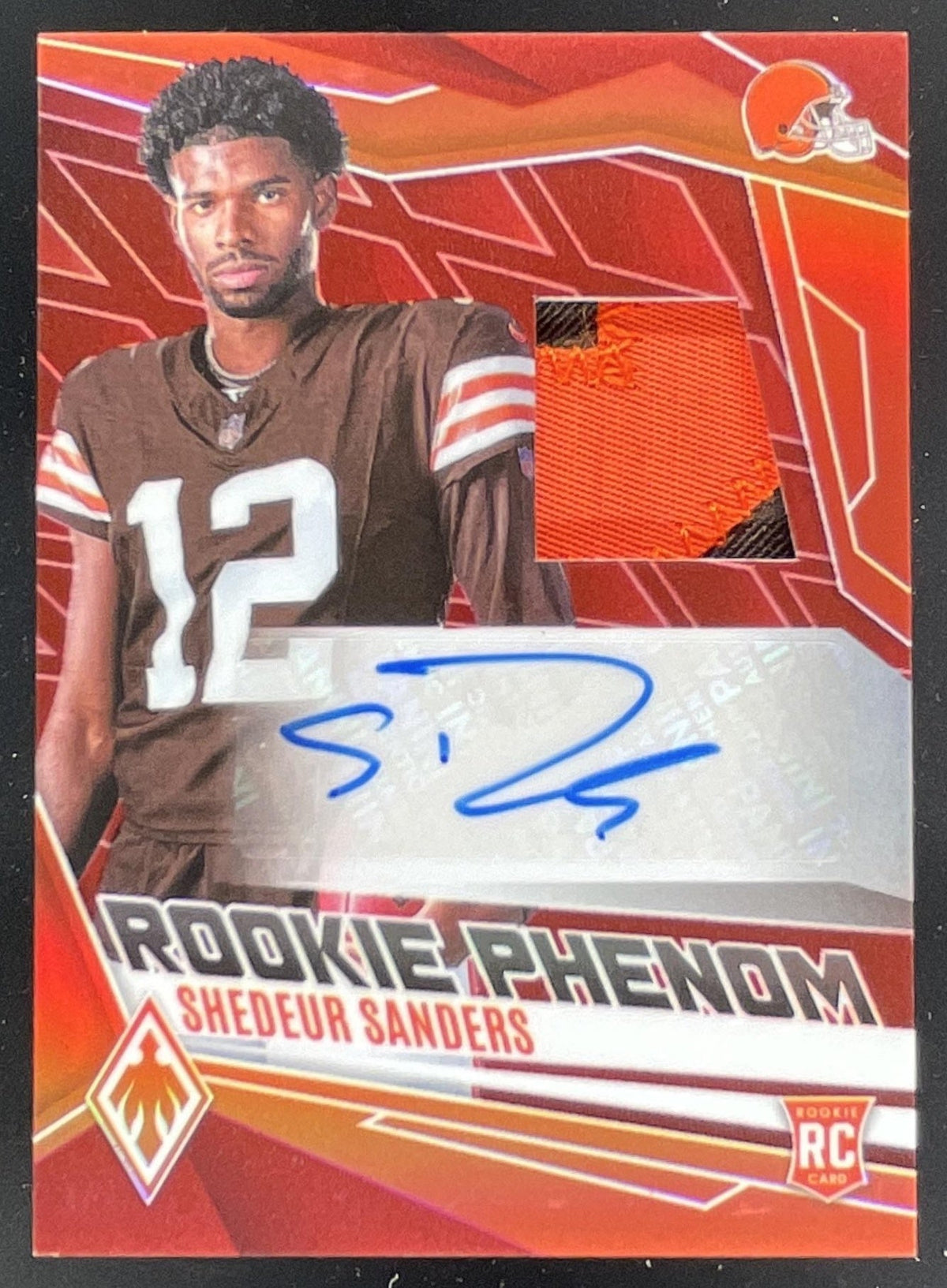 2025 Phoenix Phenoms Jersey Red Prizm #RPJ-SSS Shedeur Sanders RC Auto /99
