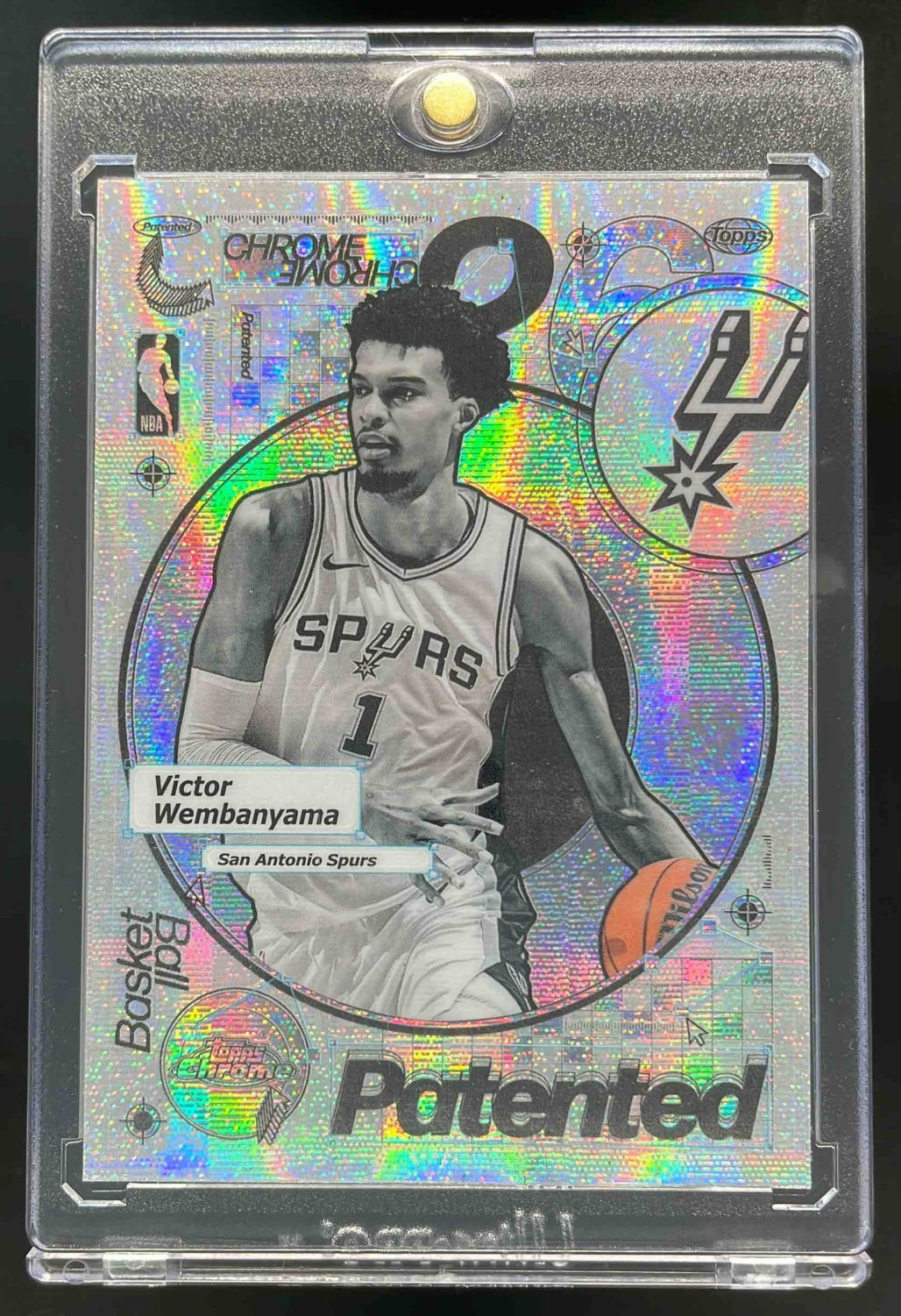 2025-26 Topps Chrome Patented #PD-9 Victor Wembanyama SSP