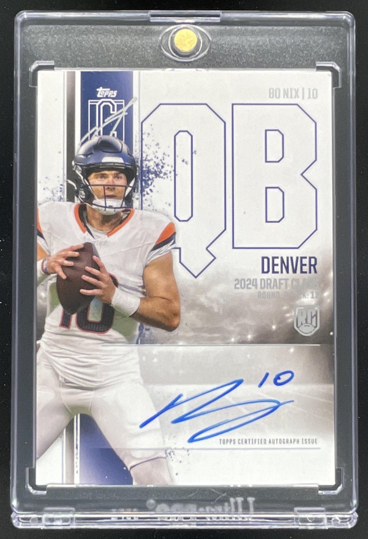 2024 Topps Signature Class Rookie Class I Autographs #RCA-BN Bo Nix RC Auto