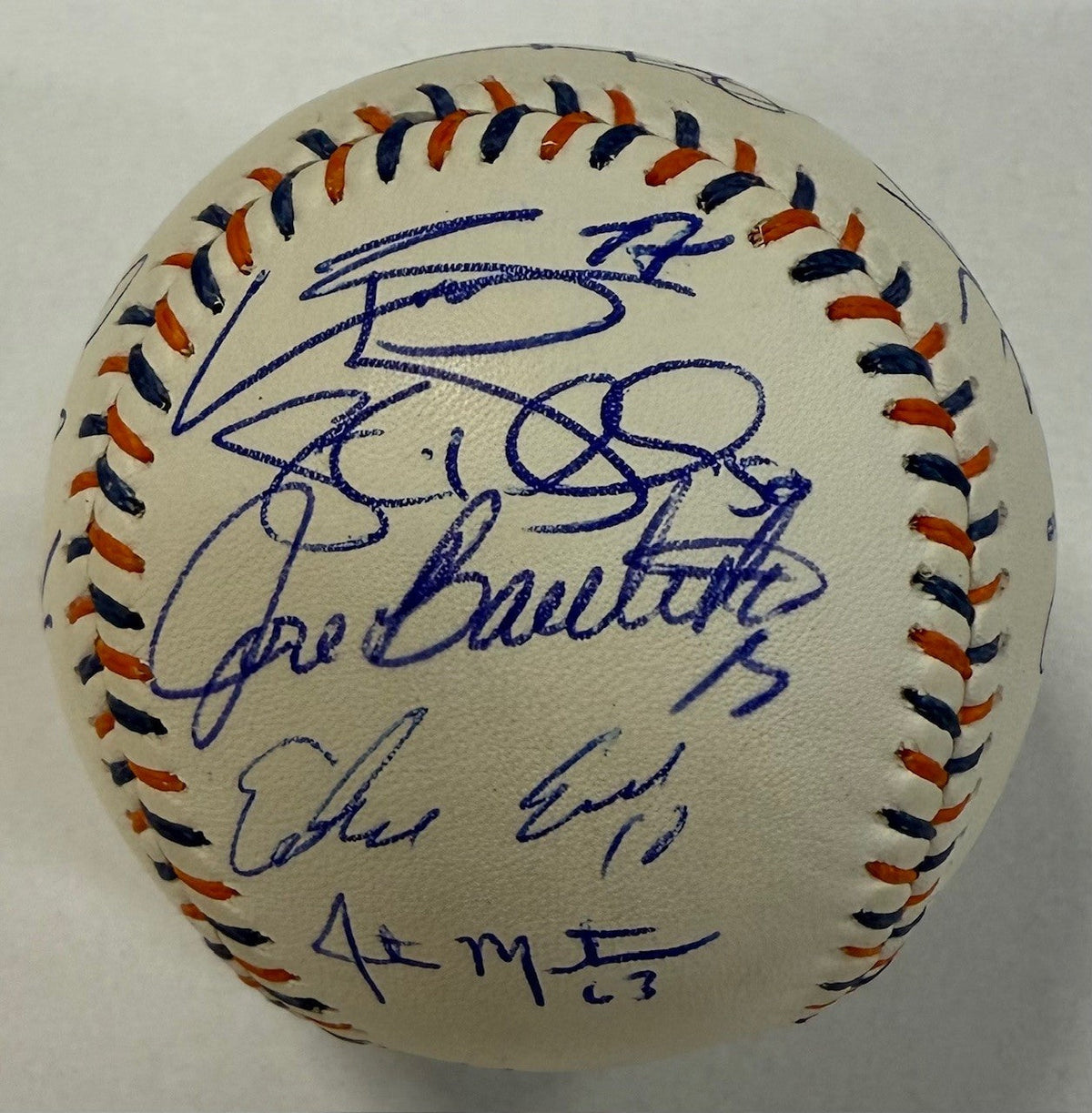2013 All Star Game Logo Team Signed Baseball - Trout's House