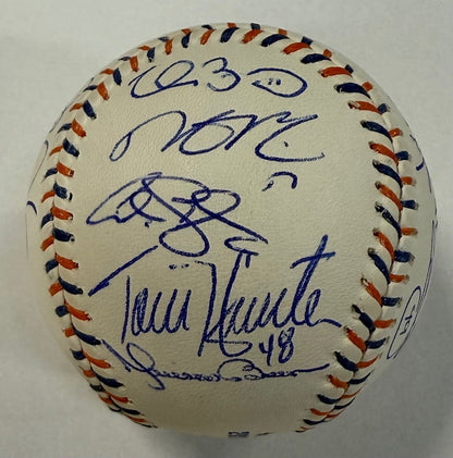 2013 All Star Game Logo Team Signed Baseball - Trout's House
