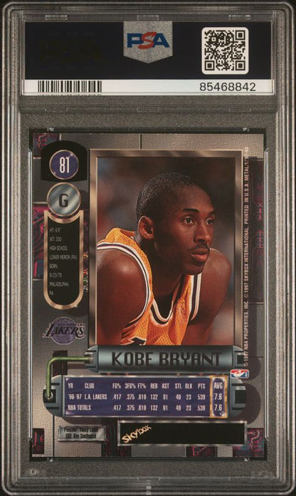 1997 Metal Universe Kobe Bryant #81 PSA 9