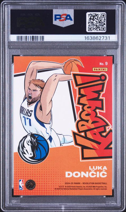 2024 Panini Revolution Kaboom! Horizontal Luka Doncic #9 PSA 7.5