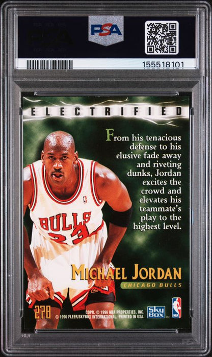1995 Skybox Premium Michael Jordan #278 PSA 8