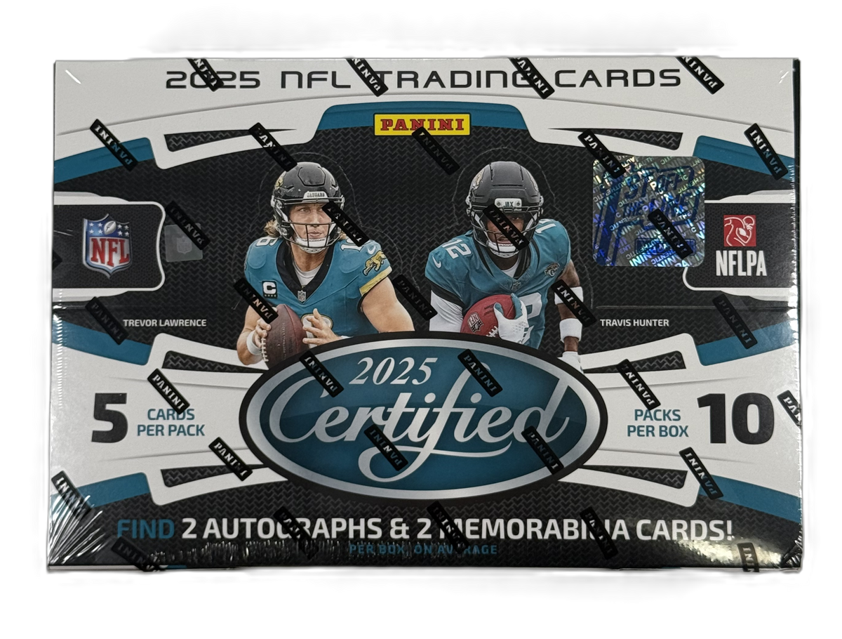 2025 Panini Certified Football FOTL Hobby Box