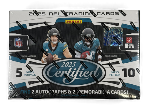 2025 Panini Certified Football FOTL Hobby Box
