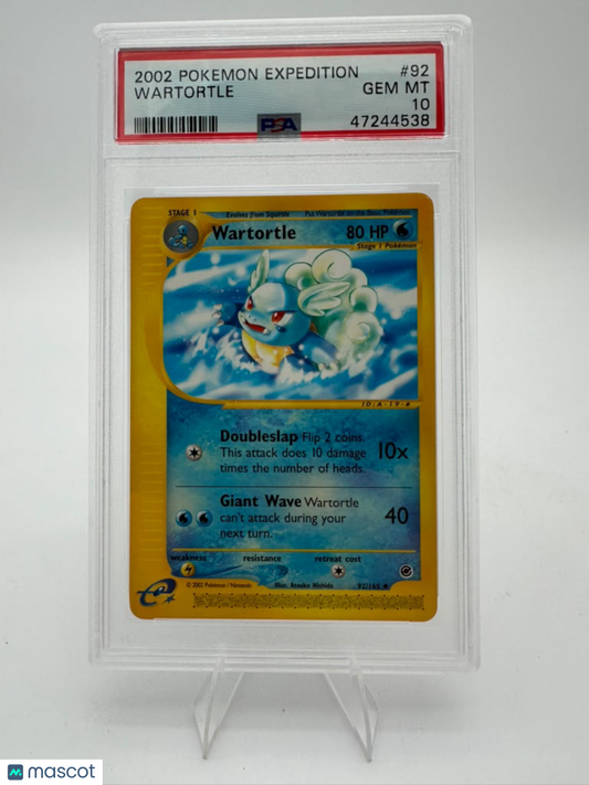 2002 Pokemon Expedition Wartortle #92 PSA 10