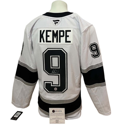 Chandail officiel Fanatics Premium signé - Adrian Kempe extérieur AJS coa