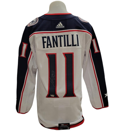 Chandail officiel Adidas signé - Adam Fantilli 'away' Fanatics coa