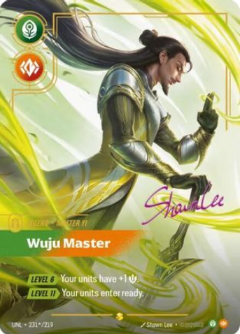Riftbound Wuju Master card