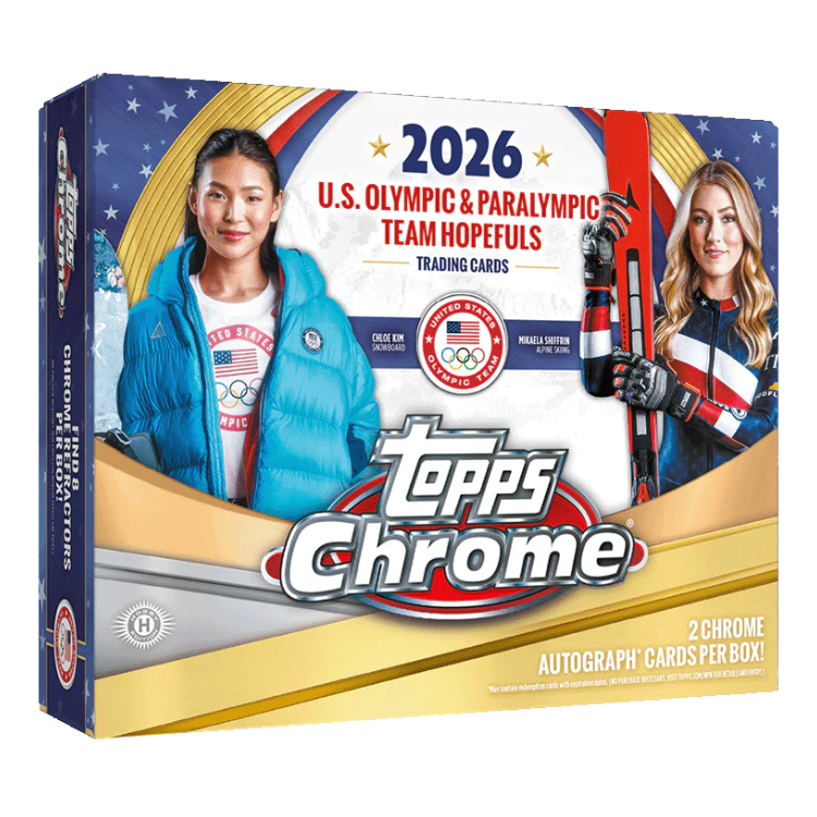 2026 Topps Chrome U.S. Winter Olympics & Paralympic Team Hopefuls Hobby Box